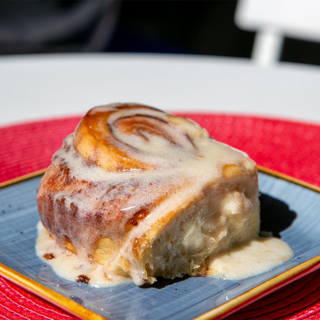 Fresh Cinnamon Rolls from Taste of America Prishtina
